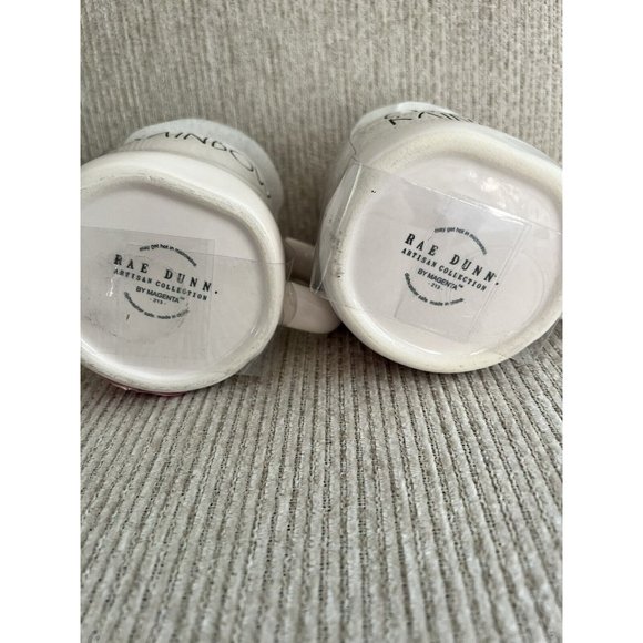 NEW 2 Rae Dunn “Rainbow” Mugs w/ Rainbow Topper Over the Rainbow - Picture 5 of 5